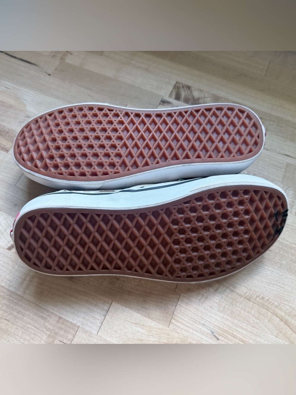 Vans Classic Slip-Ons “Cow Print” in Black, Brown and White - Distressed - Picture 7 of 8